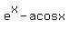 e%5Ex+-+acosx+