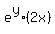 e%5Ey%2A%282x%29