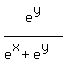 e%5Ey%2F%28e%5Ex%2Be%5Ey%29
