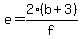 e+=+2%28b%2B3%29%2Ff