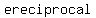 e+reciprocal+