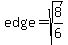 edge=sqrt%288%2F6%29