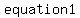 equation+1