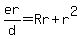 er%2Fd=Rr%2Br%5E2