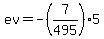 ev+=+-%287%2F495%29%2A+5