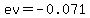 ev+=+-0.071