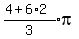 expr%28%284%2B6%2A2%29%2F3%29pi