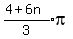 expr%28%284%2B6n%29%2F3%29pi