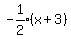 expr%28-1%2F2%29%28x%2B3%29