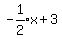 expr%28-1%2F2%29x%2B3