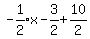 expr%28-1%2F2%29x-3%2F2%2B10%2F2