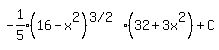 expr%28-1%2F5%29%2816-x%5E2%29%5E%28%223%2F2%22%29%2832%2B3x%5E2%29%5E%22%22%2BC