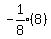 expr%28-1%2F8%29%288%29