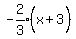 expr%28-2%2F3%29%28x%2B3%5E%22%22%29