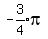 expr%28-3%2F4%29pi