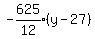 expr%28-625%2F12%29%28y-27%29