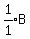 expr%281%2F1%29B