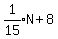 expr%281%2F15%29N+%2B8
