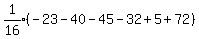 expr%281%2F16%29%2A%28-23-40-45-32%2B5%2B72%29