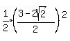 expr%281%2F2%29%28%283-2sqrt%282%29%29%2F2%29%5E2