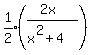 expr%281%2F2%29%2A%28%282x%29%2F%28x%5E2%2B4%29%29