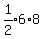 expr%281%2F2%29%2A6%2A8%29
