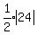 expr%281%2F2%29%2Aabs%2824%29