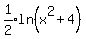 expr%281%2F2%29%2Aln%28x%5E2+%2B+4%29