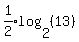 expr%281%2F2%29%2Alog%282%2C%2813%29%29
