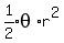 expr%281%2F2%29%2Atheta%2Ar%5E2