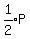 expr%281%2F2%29P