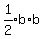 expr%281%2F2%29b%2Ab