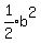 expr%281%2F2%29b%5E2
