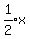expr%281%2F2%29x