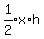 expr%281%2F2%29x%2Ah