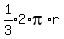 expr%281%2F3%29%2A2%2Api%2Ar