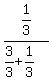 expr%281%2F3%29%2F%283%2F3%2B1%2F3%29