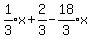 expr%281%2F3%29x%2B2%2F3-expr%2818%2F3%29x