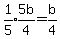 expr%281%2F5%29%2Aexpr%285b%2F4%29=b%2F4