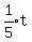 expr%281%2F5%29%2At