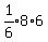expr%281%2F6%29%2A8%2A6