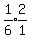 expr%281%2F6%29%2Aexpr%282%2F1%29
