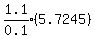 expr%281.1%2F0.1%29%2A%285.7245%29