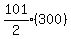 expr%28101%2F2%29%28300%29