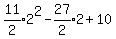 expr%2811%2F2%292%5E2-expr%2827%2F2%292%2B10