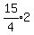 expr%2815%2F4%29%2A2