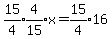 expr%2815%2F4%29expr%284%2F15%29x+=+expr%2815%2F4%2916