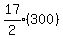expr%2817%2F2%29%28300%29