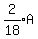 expr%282%2F18%29%2AA