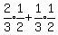 expr%282%2F3%29expr%281%2F2%29%2Bexpr%281%2F3%29expr%281%2F2%29
